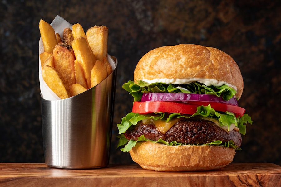 The Big Brioche with fries